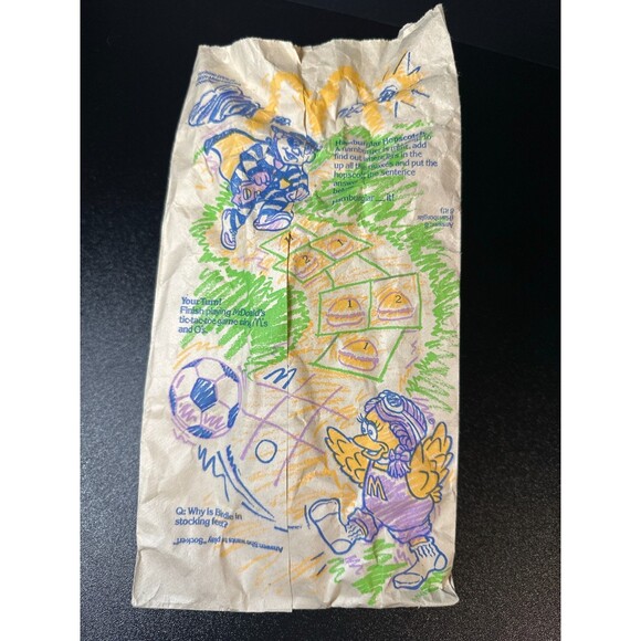 Vintage McDonald’s Happy Meal Bags Lot Barbie Hot Wheels 1991–1993 - Picture 9 of 10